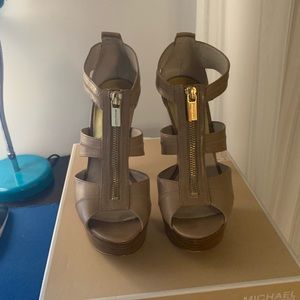 Michael Kors Zip Up Platforms